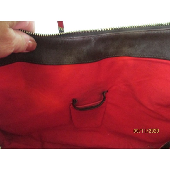 Dooney & Bourke Animal Print Red Bags & Handbags for Women  Dooney & Bourke Animal Print w Pop Red Lining Leather Hobo Handbag